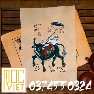 Tranh Đông Hồ Chăn trâu thả diều