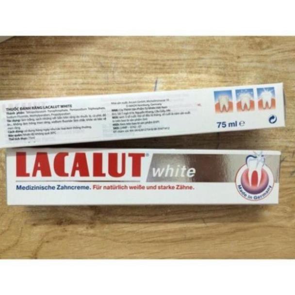 Kem Đánh Răng Lacalut White.Trắng Sáng Răng,Thơm Miệng,Hết Ố Vàng Răng