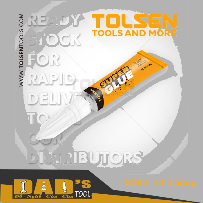 KEO DÁN ĐA NĂNG SIÊU DÍNH 3g - TOLSEN 50190