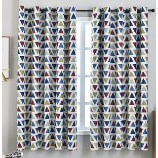 Rèm cửa giá rẻ 1m ngang x 2m dài mẫu Tam Giác Sắc Màu