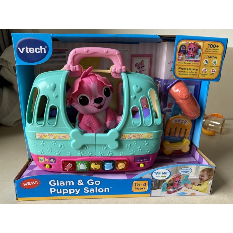 Đồ chơi cửa hàng làm đẹp cho thú cưng Vtech Glam & Go Puppy Salon