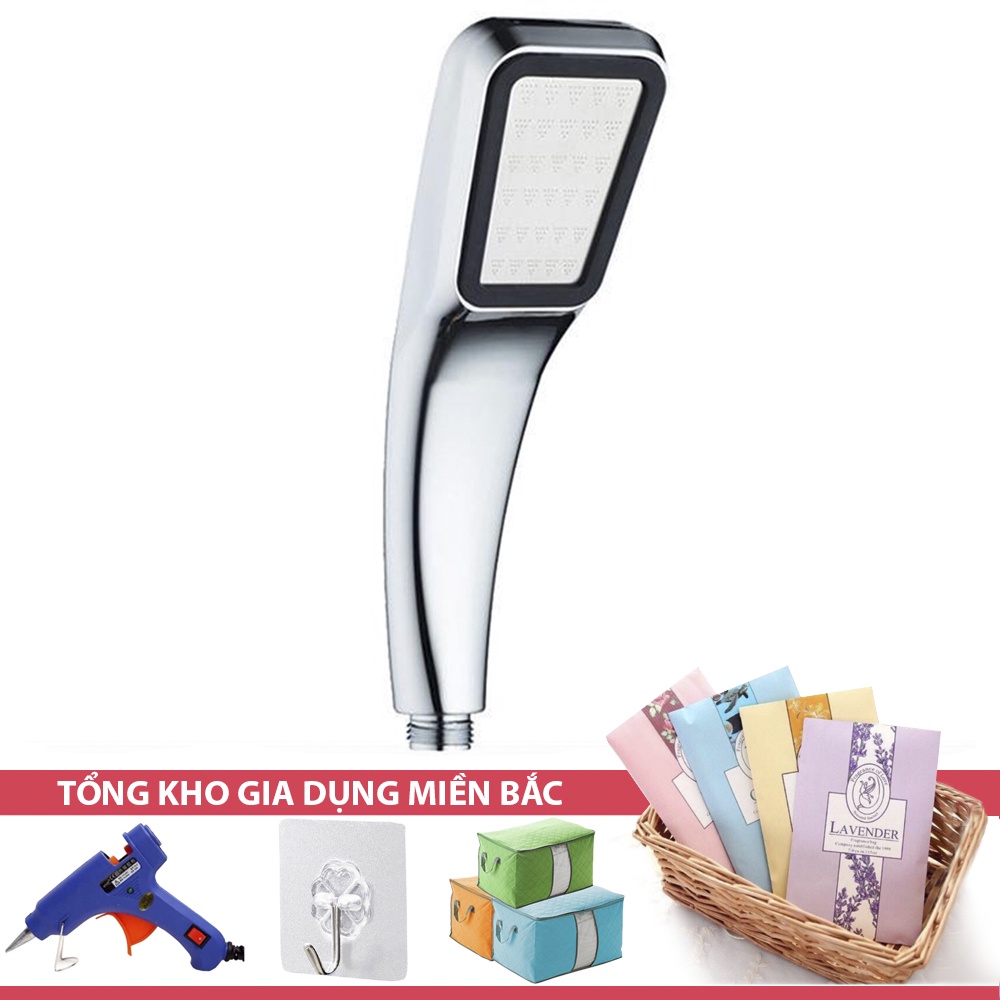 [Tổng Kho Sỉ] Bộ Tay Vòi Nước Hoa Sen Mặt Vuông - Chọn Thêm Dây Và Giá Treo Vòi