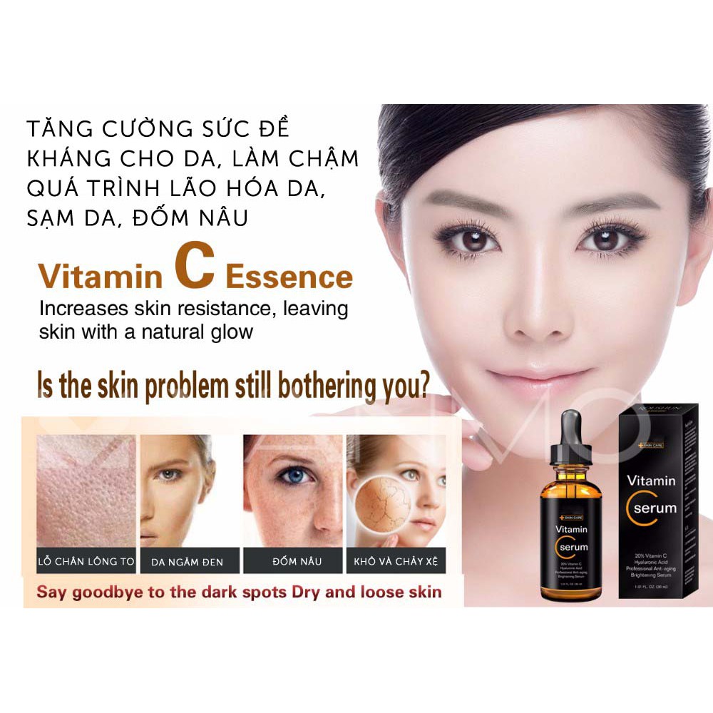 Serum Tinh Chất Vitamin C Dưỡng Sáng Da Mờ Thâm Nám Và Tàn Nhang