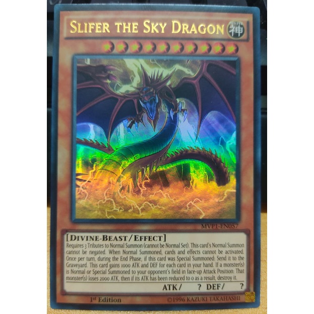 Thẻ bài Yugioh [UK] Slifer the Sky Dragon MVP1-EN057 Ultra (Thần rồng Osiris)