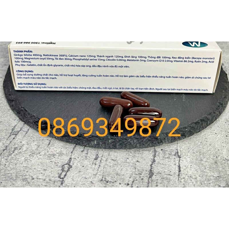 Viên uống bổ não CEREVIT FORT - Giúp tăng cường lưu thông tuần hoàn não