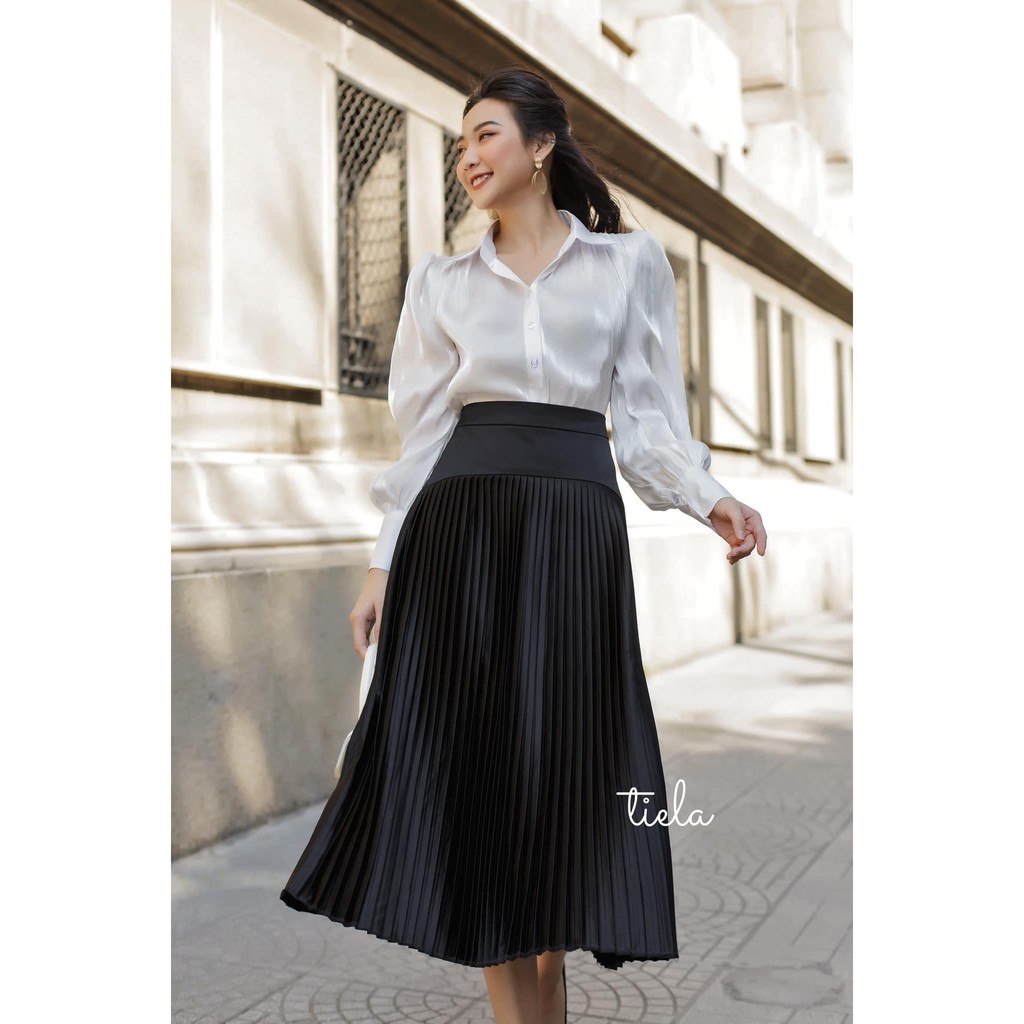 TIELA Áo sơ mi lụa bóng - Alana Shirt