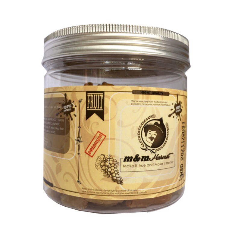 NHO KHÔ VÀNG nhập khẩu Mỹ m&m Harvest (ngọt vừa, không ngọt gắt, dẻo ngon, không quá khô) 200g/500g | BigBuy360 - bigbuy360.vn