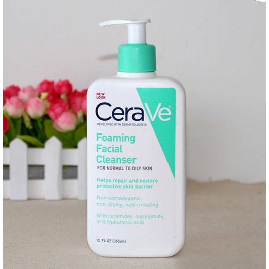 Sữa Rửa Mặt Cerave Dành Cho Da Dầu Mụn/Khô/Nhạy Cảm/Hỗn Hợp Bổ Sung Dưỡng Chất Phục Hồi Da 236ml 473ml - Derma Beauty
