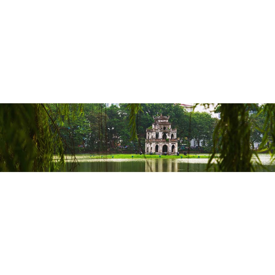 Tranh Dán Tường Khổ Lớn địa danh nổi tiếng Văn Miếu Quốc tử Giám, Phố cổ Hà Nội kích thước theo yêu cầu, không giới hạn