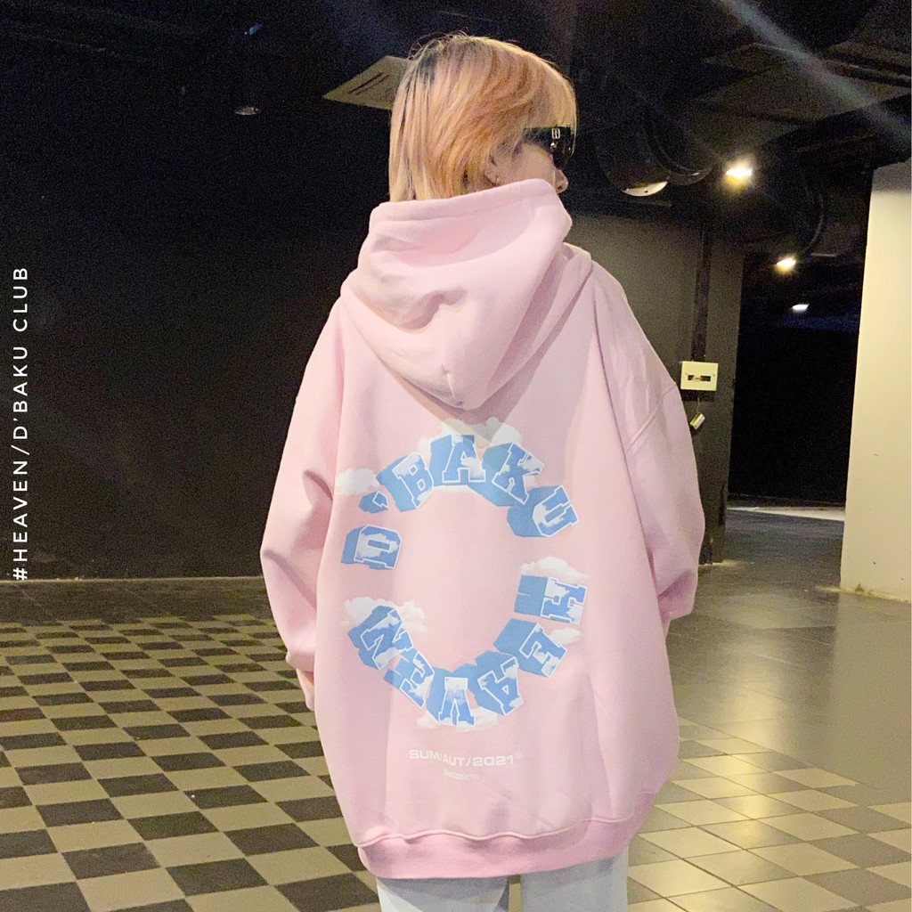 Áo Hoodie nỉ bông D'BAKU HEAVEN  (Tặng kèm túi Tote)