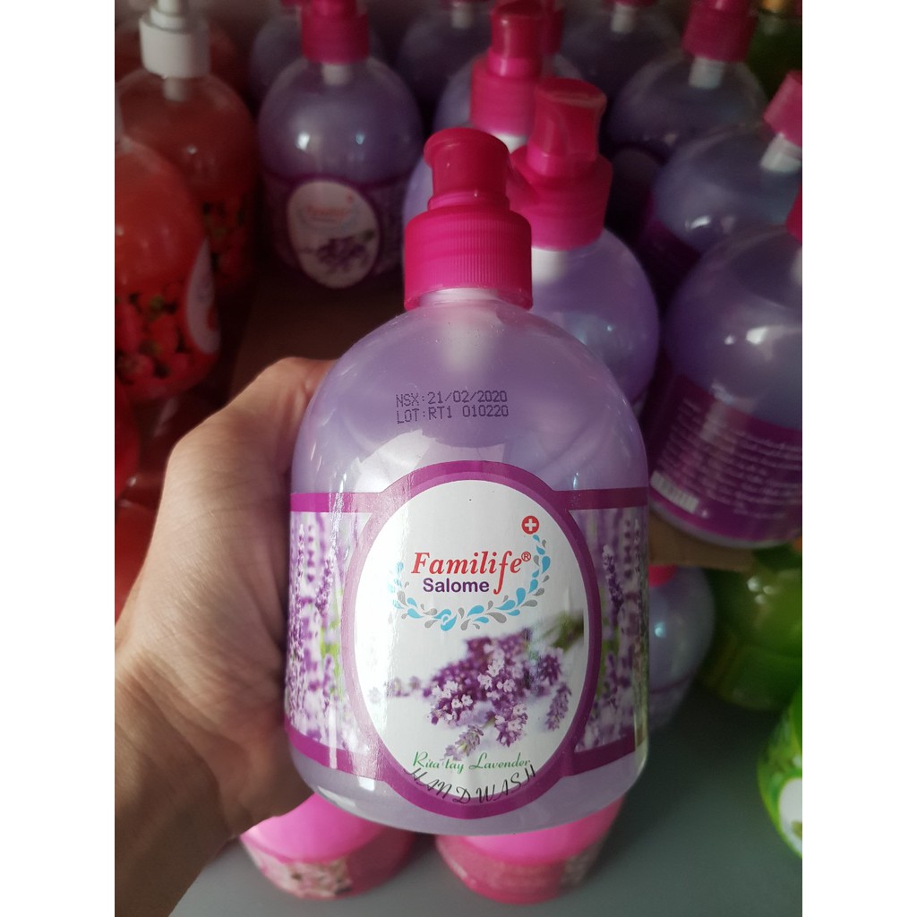 Sữa rửa tay hàng công ty diệt khuẩn hương hoa và trái cây 500ml