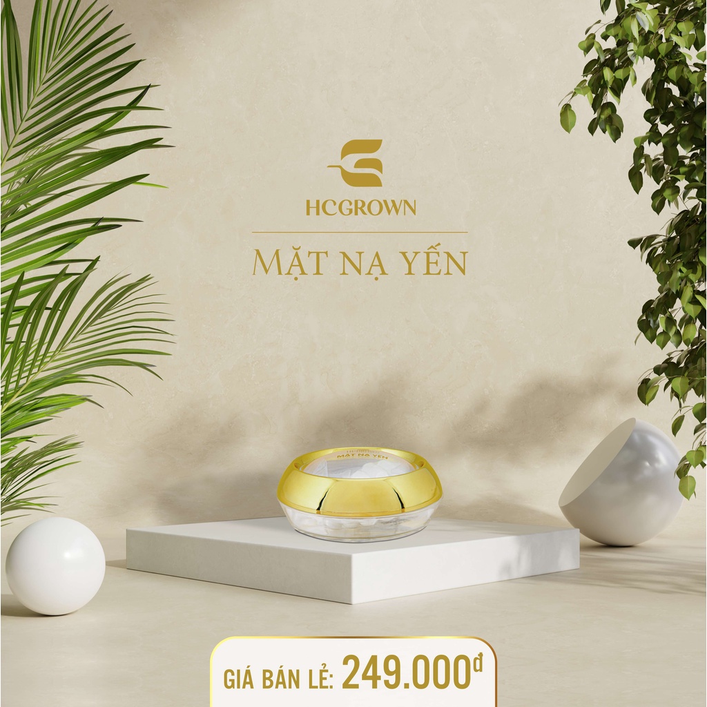 Mặt Nạ Yến HCGROWN cấp ẩm cho da , làm mờ thẩm thấu nhanh cho da,mềm da,tươi sáng ngăn ngừa lão hoá hiệu quả