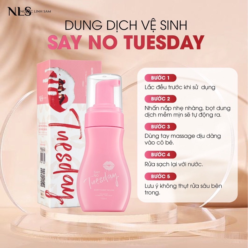 Dung Dịch Vệ Sinh Say No Tuesday & Nước Hoa Xịt Anti Tuesday - Combo Cho "Cô Bé" Thơm Hồng.