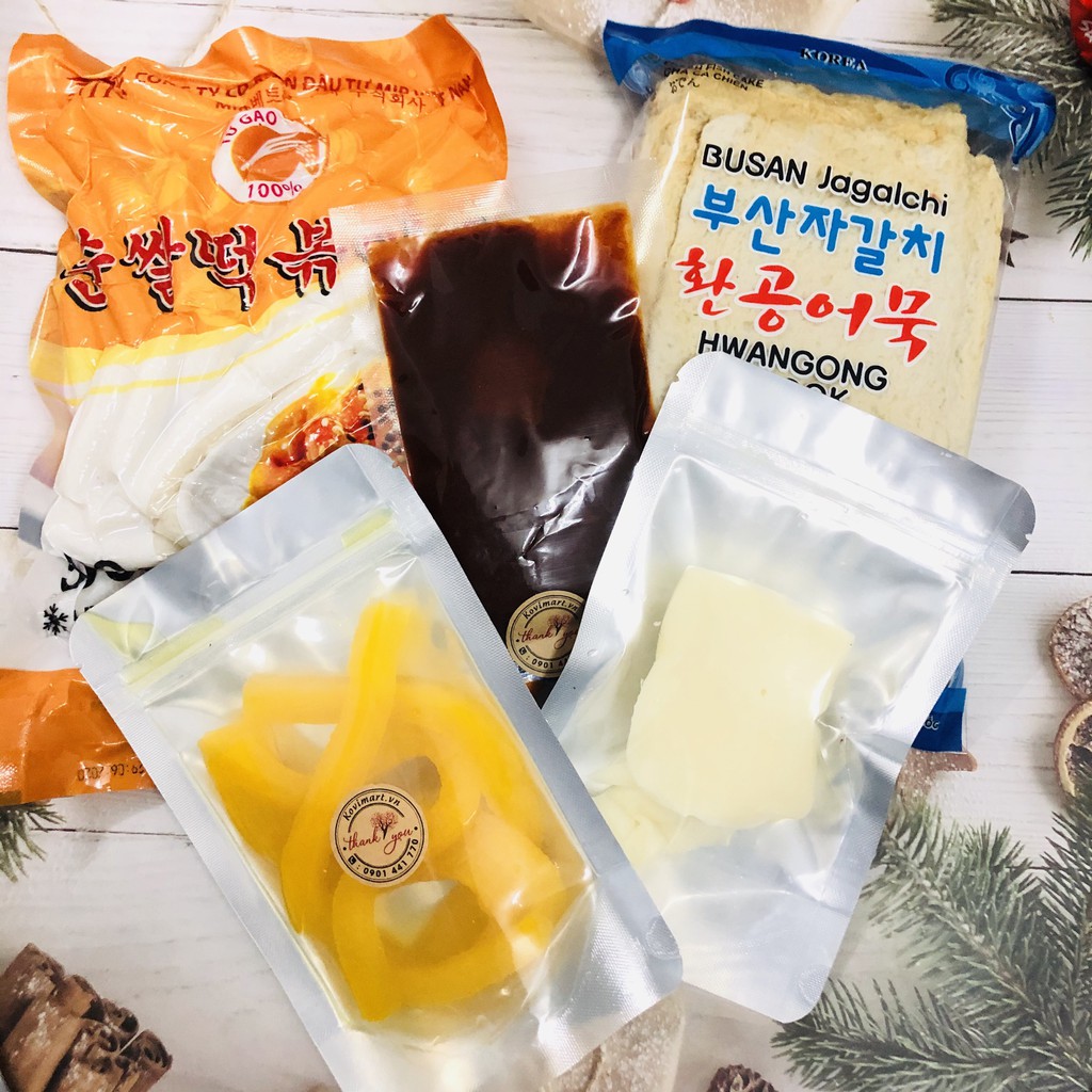 Combo Bánh gạo Tokbokki 5 món - CHỈ GIAO TẠI SÀI GÒN