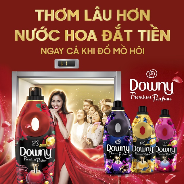 Nước xả vải Downy Hương Nước Hoa túi 3.5L (mới)