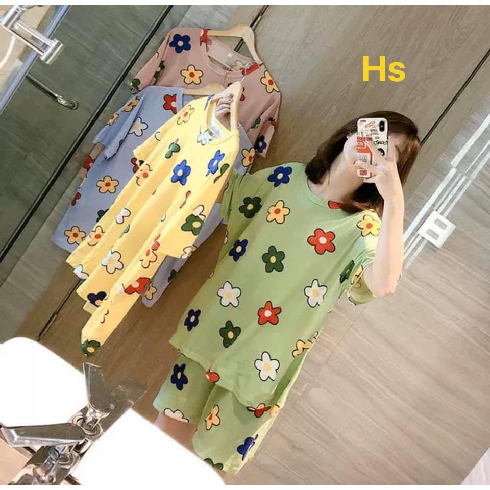 [Mã WASTCOOL giảm 15% tối đa 50K đơn 99K] Set Quần Áo Lửng Mùa Hè Nữ Cực Mát Mẻ-HươngSu | BigBuy360 - bigbuy360.vn