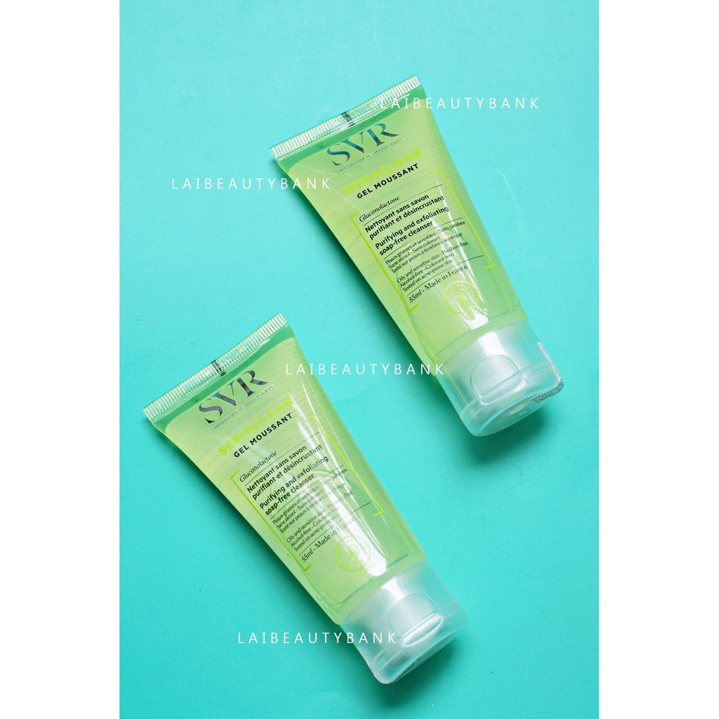 [50ml/200ml/400ml] Sữa rửa mặt cho da dầu mụn nhạy cảm SVR Sebiaclear Gel Moussant | BigBuy360 - bigbuy360.vn