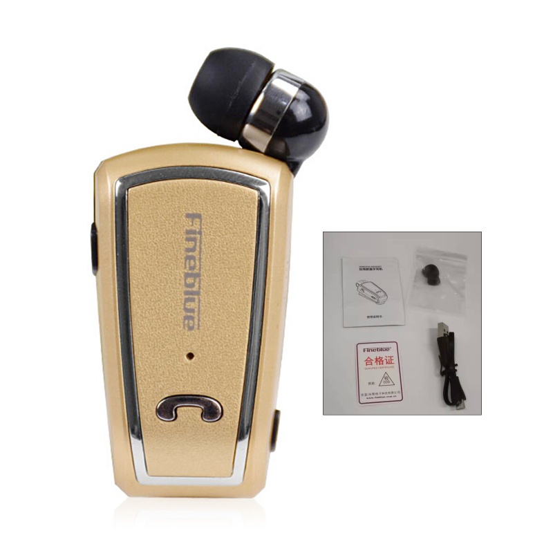 Tai Nghe zzz Bluetooth Không Dây Dạng Kẹp F-V3 Hỗ Trợ Gọi Rảnh Tay Thời Gian 10 Tiếng