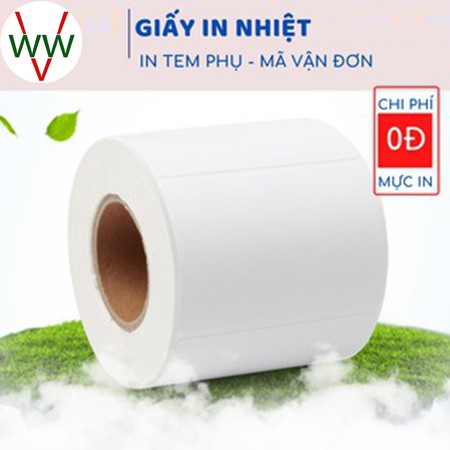 [1 CUỘN] Giấy In Đơn Hàng, In Tem Mã Vạch Siêu Tiện Dụng Dạng Cuộn CÓ SẴN LỚP DÁN WinWin4vic