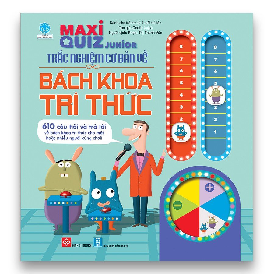 SÁCH - Maxi Quiz Junior - Trắc nghiệm cơ bản về Bách khoa tri thức