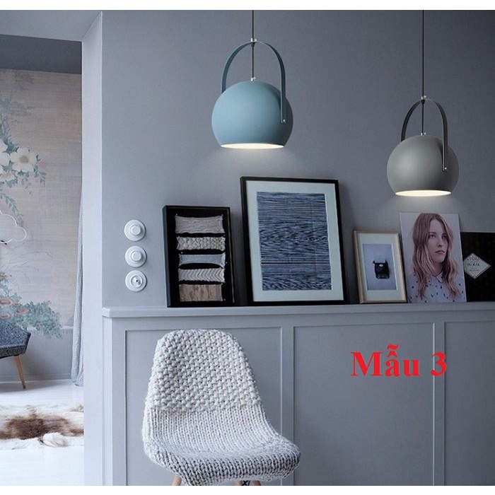 [Hàng Xịn Sò] Bộ Đèn Thả Bàn Ăn Phòng Khách Hình Chao Bát Sáng Tạo Độc Đáo, Đèn Thả Trần Hiện Đại