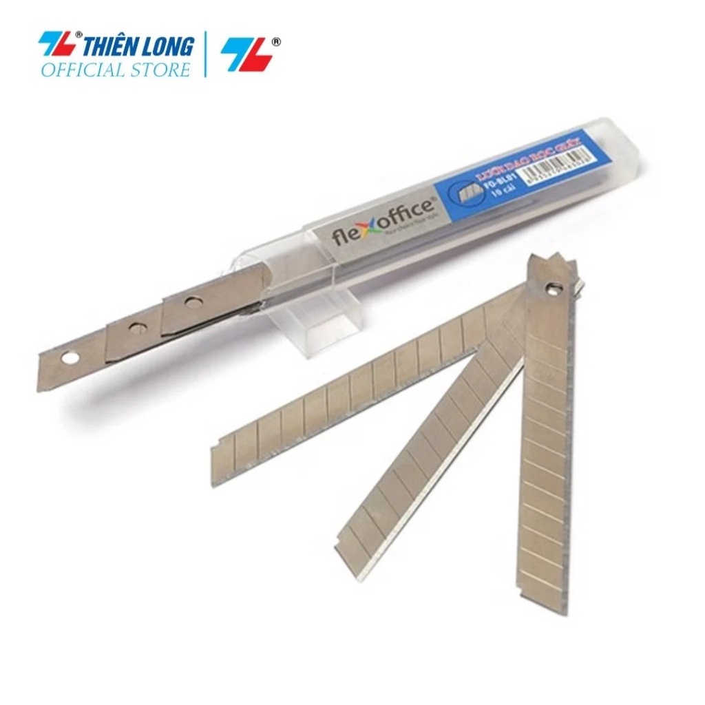 Lưỡi dao rọc giấy Flexoffice FO-BL01  hàng có kiểm tra chất lượng và an toàn