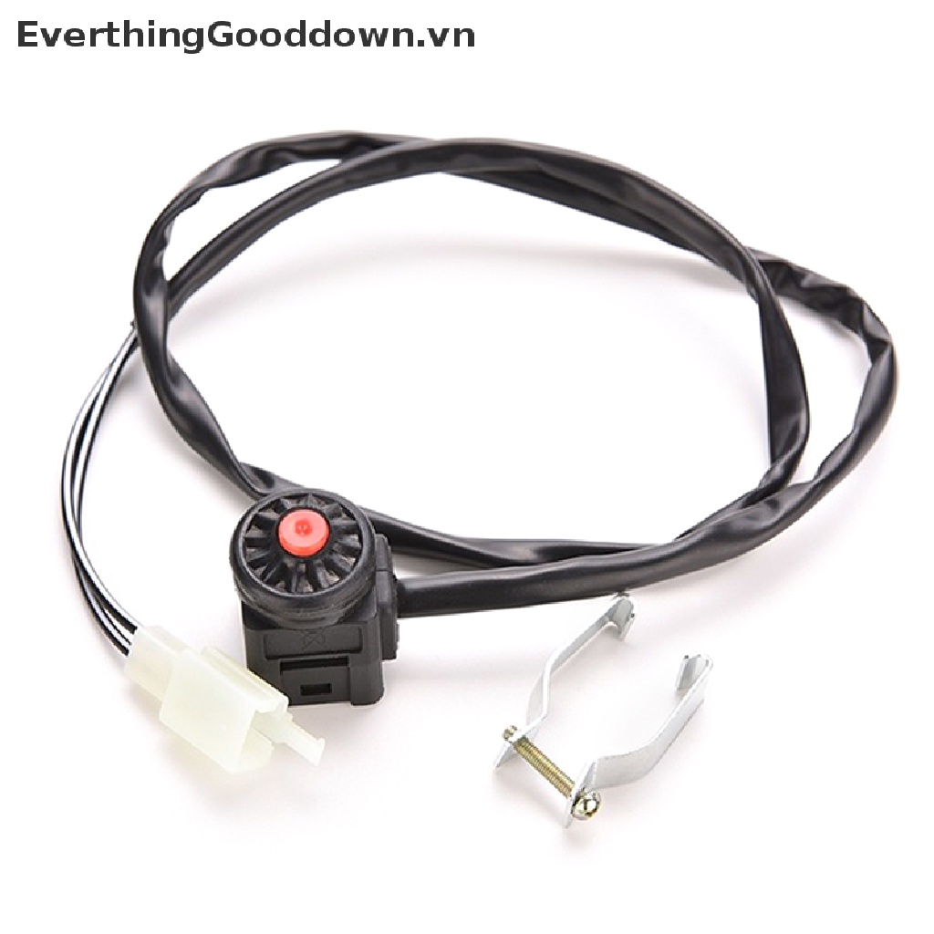 Everthinggooddown Công Tắc Nút Nhấn Khởi Động Còi Xe Mô Tô ATV UTV Dual Sport
