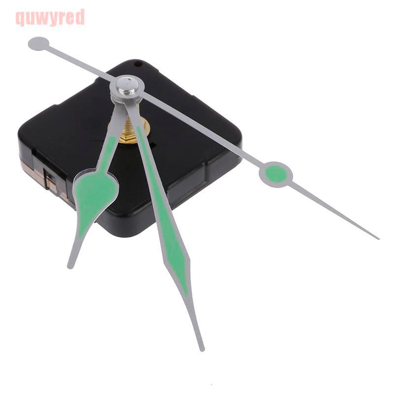 quwyred DIY Silent Quartz Movement Wall Clock Motor Mechanism Long Spindle Repair Parts GWT