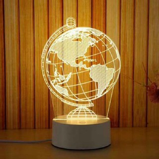 Đèn led trang trí 3D