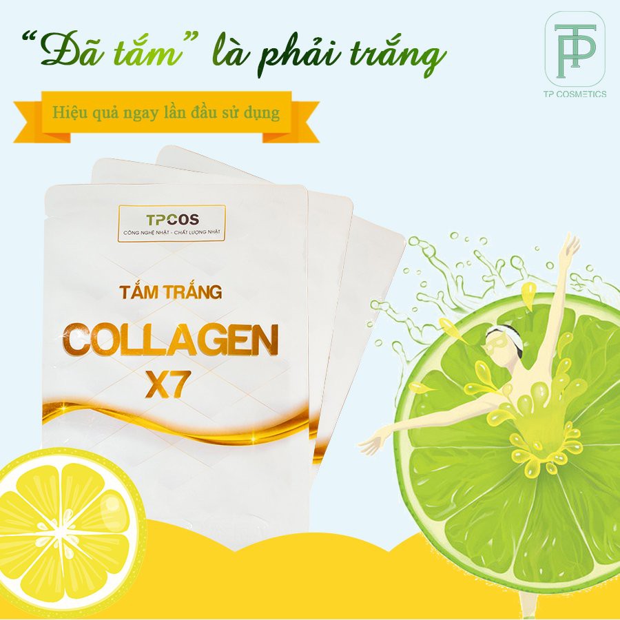 [Chính hãng] Gói trắng COLAGEN X7 - Trắng bật tone sau 2 tuần - Không hồi màu, an toàn cho da | BigBuy360 - bigbuy360.vn