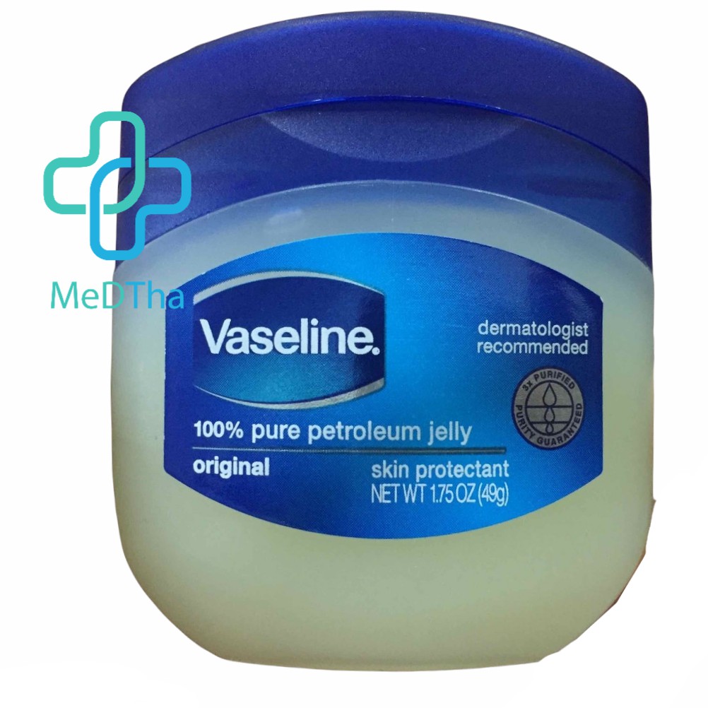 Sáp dưỡng ẩm Vaseline - Dưỡng ẩm da, chống nẻ, dưỡng môi an toàn 100% Pure Petroleum Jelly Original Mỹ 49g