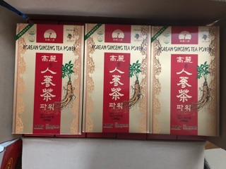 TRÀ SÂM HÀN QUỐC HIỆU CON CÒ (100 gói x 3G)