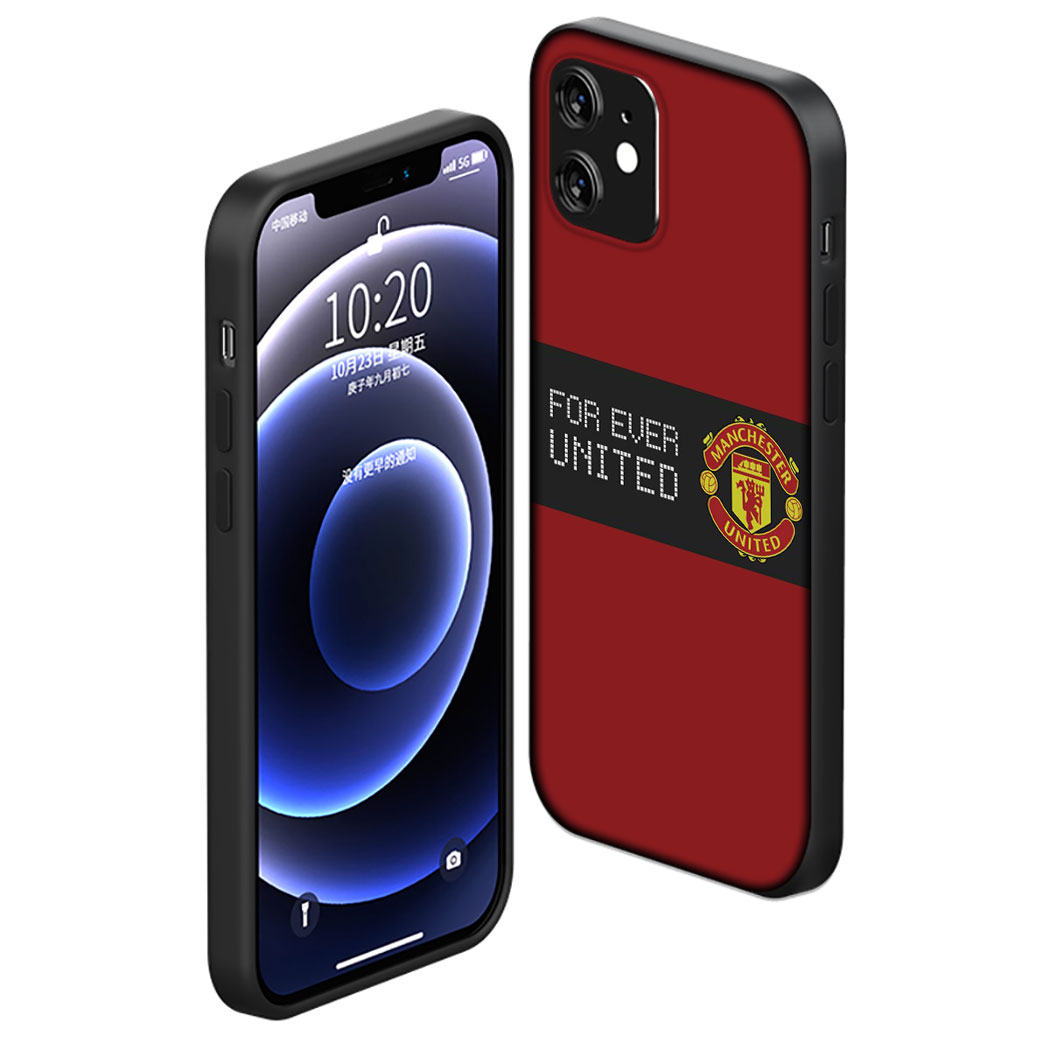 Mềm Ốp Điện Thoại Silicon Họa Tiết Pdd11 Manchester United Fc Man Utd Cho Iphone 11 Pro Max Se 2020 12 Mini 12 Pro Max