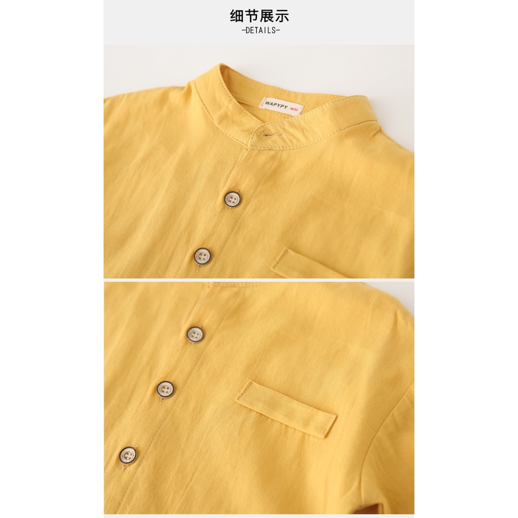💥Áo sơ mi cổ tàu cực hot dành cho bé trai