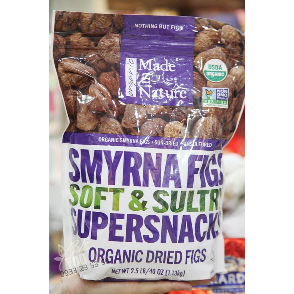 QUẢ SUNG SẤY KHÔ SMYRNA FIGS CỦA MỸ