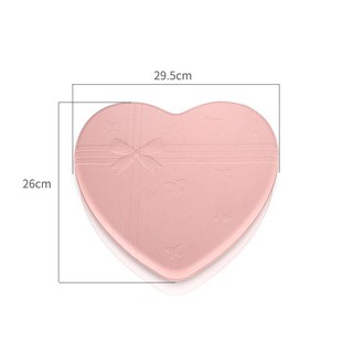 Hộp mứt hình trái tim lúa mạch 5 ngăn