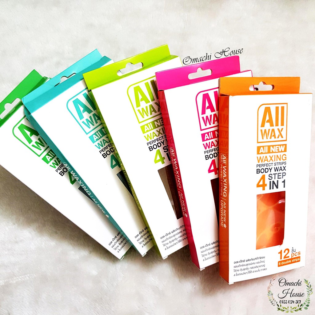 Miếng Wax lạnh hoa quả All Wax 4 step in 1