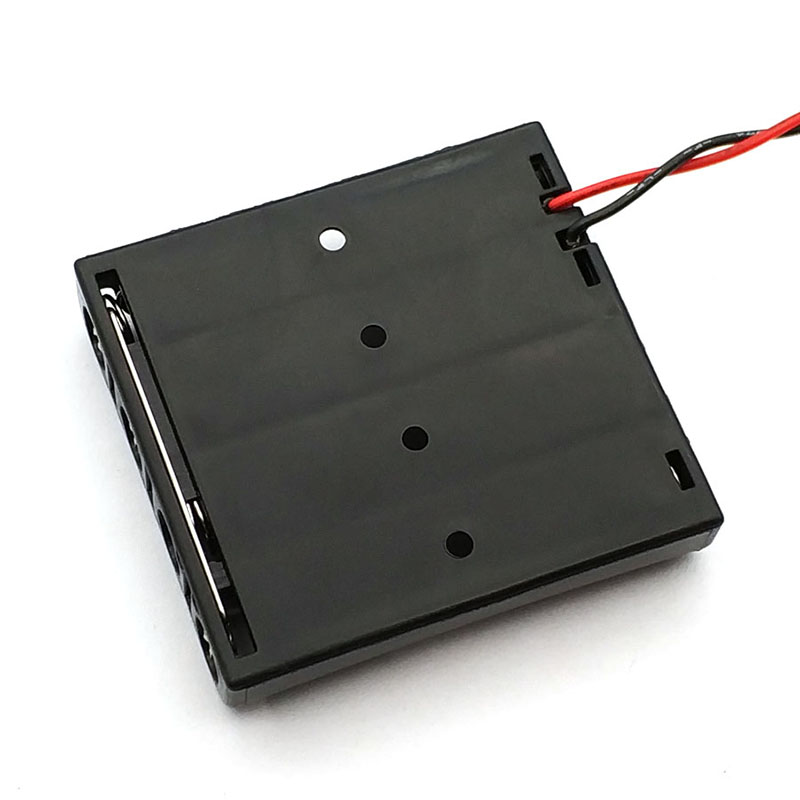 Hộp Nhựa Đựng Pin AAA 1 Cái 3 / 4 Ngăn Kèm Dây Cáp