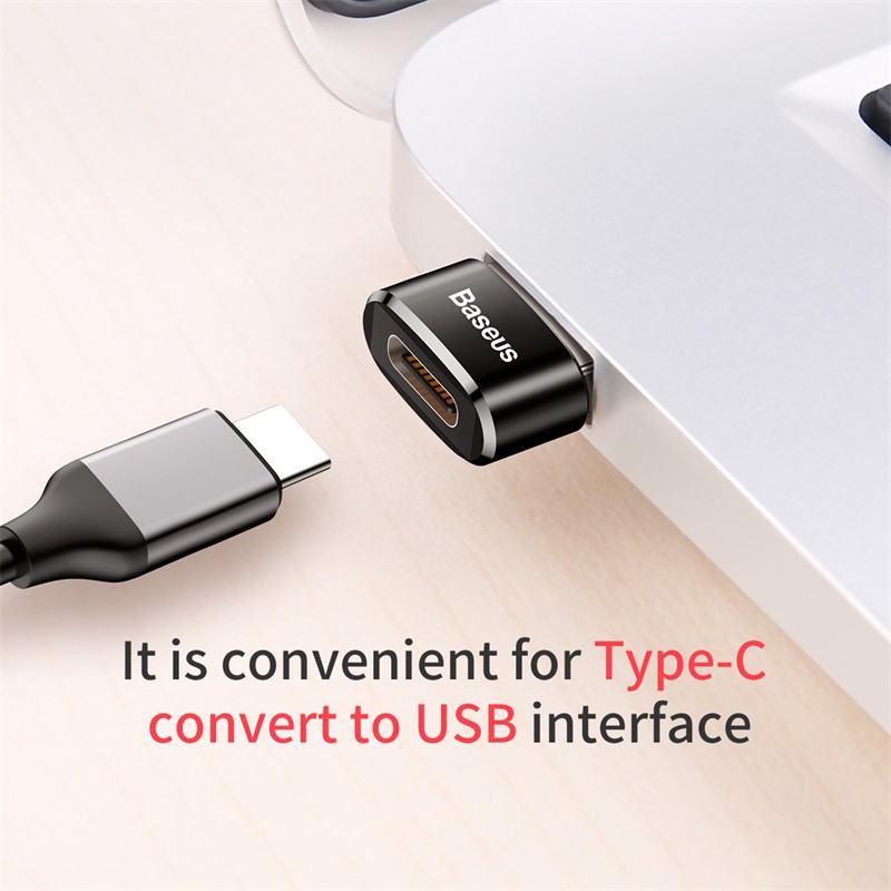 Adapter chuyển đổi từ đầu cắm USB sang cổng Type C dành cho Notebook