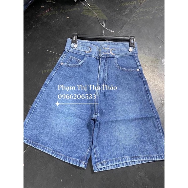 Quần Jeans Nữ, Quần Ngố Lửng Ống Rộng Cạp Cao Dáng Chữ A mã 458 | BigBuy360 - bigbuy360.vn
