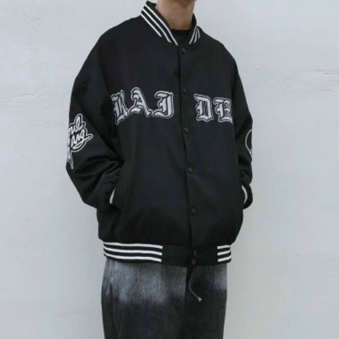 Áo Khoác Dù Bomber Bóng Chày Nam Nữ Ulzzang Form Rộng Raider Khoác Dù 2 Lớp Unisex