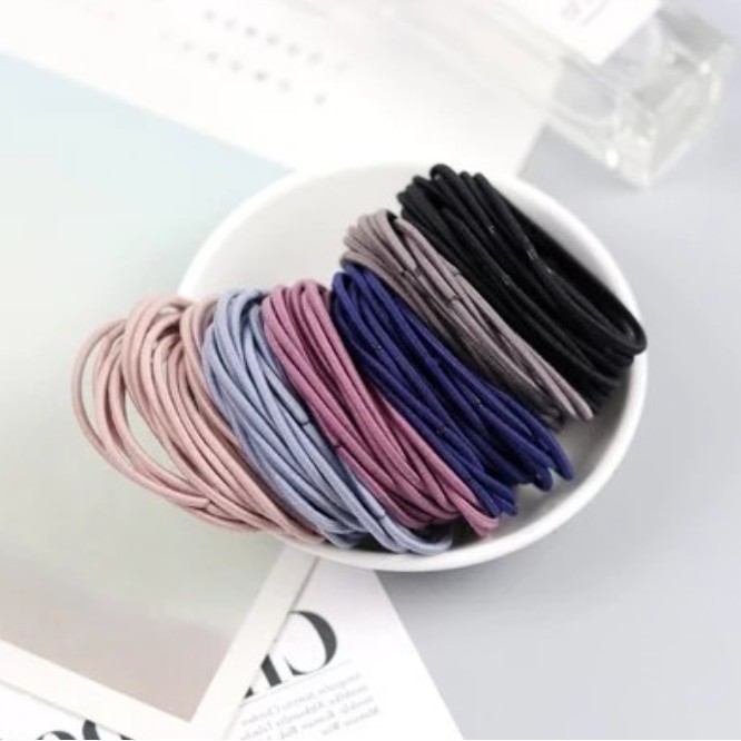 dây cột buộc tóc màu hồng
