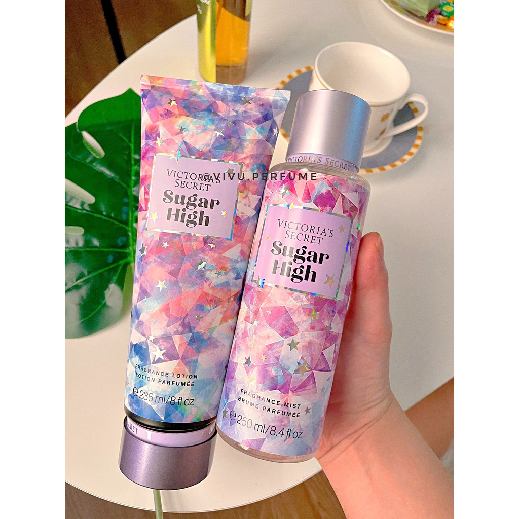 Set xịt thơm+dưỡng thể VIC kẹo ngọt