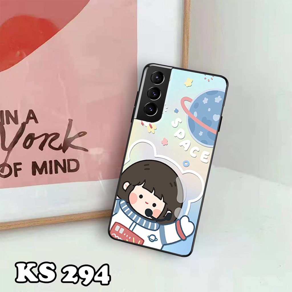 Ốp lưng Samsung S22 - Samsung S22 Plus - Samsung S22 Ultra - Ốp in hình Ngân hà &amp; Roro Jumb - Lưng nhám viền TPU