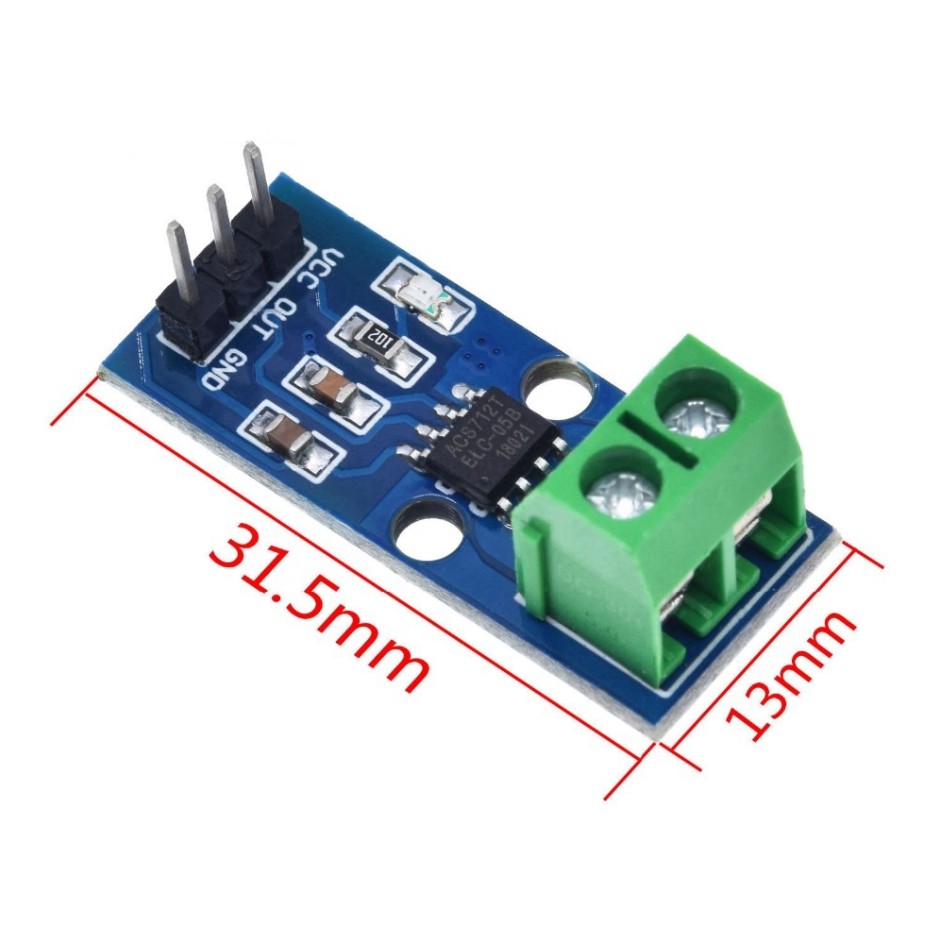 Mô Đun Cảm Biến Acs712 5a Cho Arduino