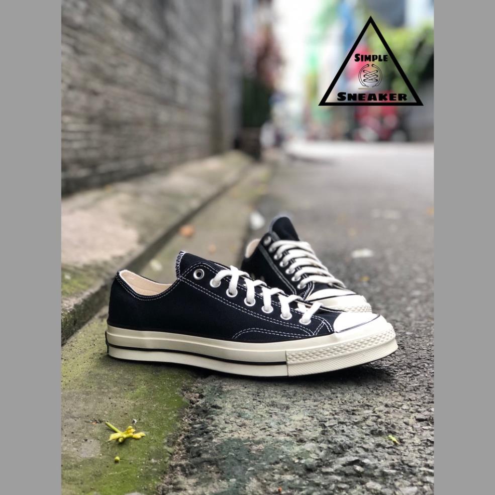 Giày Converse 1970s Chính Hãng Auth Cổ Cao Cổ Thấp Đen