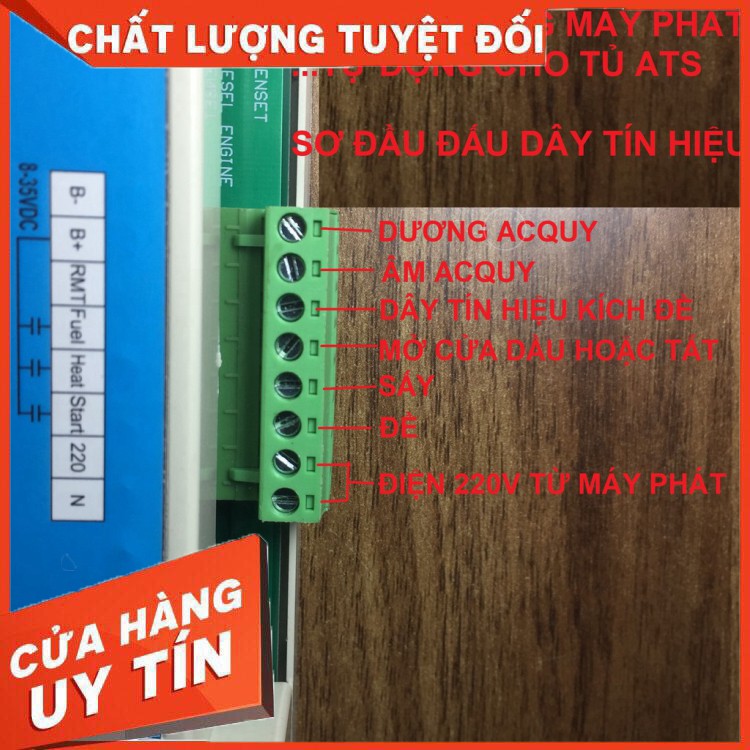 Bộ mạch để nổ máy phát điện tự động