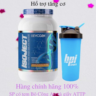 ISOJECT Premium EVOGEN - Whey Isolate tăng cơ +TẶNG BÌNH LẮC
