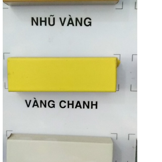 ( Bb221 ) Sơn sắt kẽm màu Vàng chanh 2 thành phần ấn tượng - Màu nền tạo vân bông gỗ - Tặng cọ ( Linhnam_SPA )