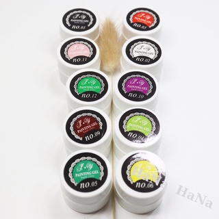 Gel vẽ nail sét 12 màu